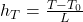  h_T = \frac{T - T_0}{L} 